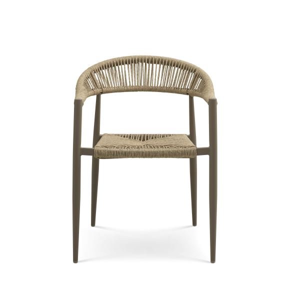 Trinidad hagestol, m. armlen - rotting og steingr aluminium