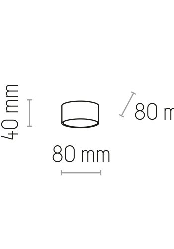 TK Dallas loftlampe, rund - guld metal
