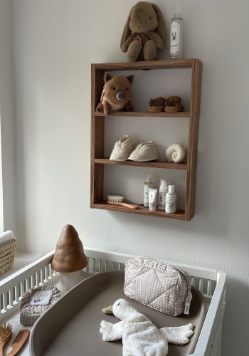 NORDVRK PR1 vegghylle - naturlig melamin