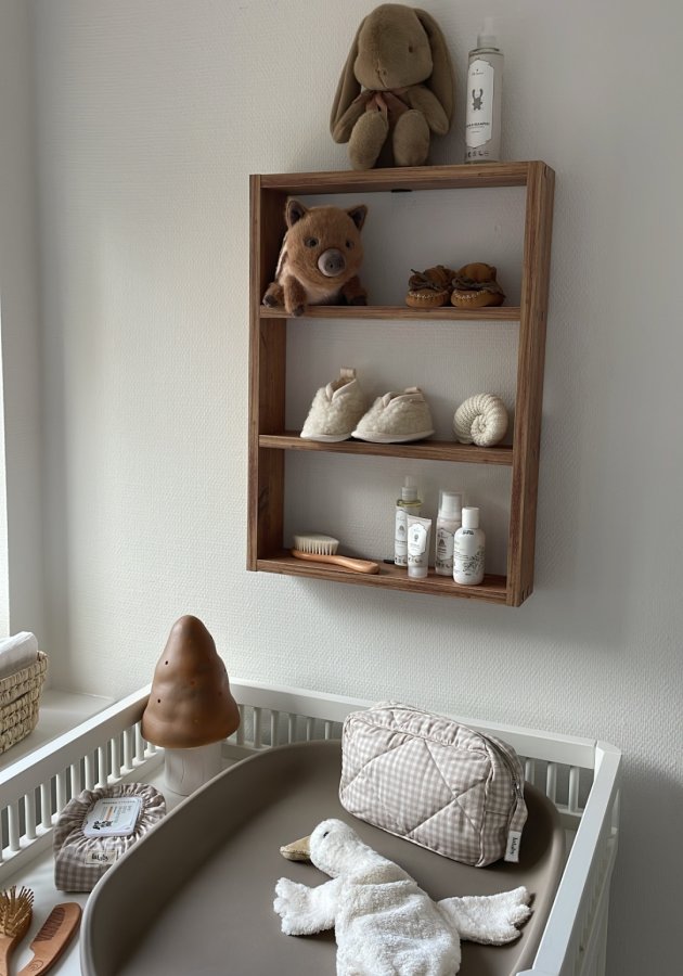 NORDVRK PR1 vegghylle - naturlig melamin