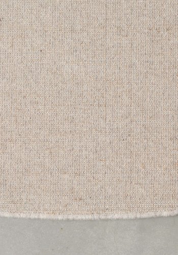 ZUIVER Bliss gulvtppe, m. mnster, rund - gr bl uld (240)