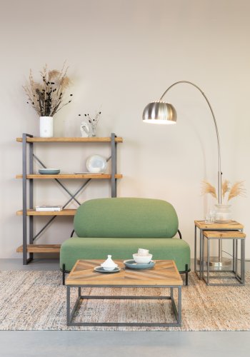 WHITE LABEL LIVING Max teppe, rektangulrt - beige ull (170x240)