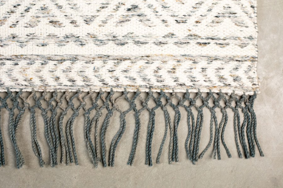 WHITE LABEL LIVING Liv teppe, rektangulrt - sjbl ull (200x300)