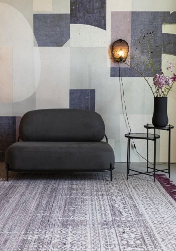 WHITE LABEL LIVING Liv teppe, rektangulrt - lilla ull (170x240)