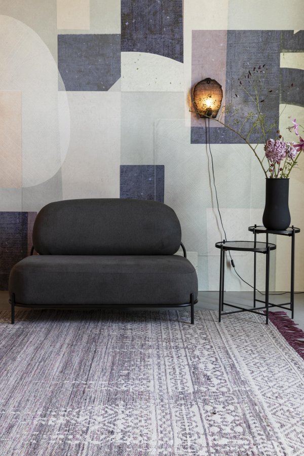 WHITE LABEL LIVING Liv teppe, rektangulrt - lilla ull (170x240)