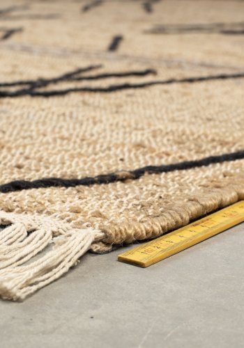 DUTCHBONE Ishank-Teppich, rechteckig – braune Wolle (170X240)