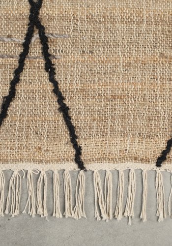 DUTCHBONE Ishank-Teppich, rechteckig – braune Wolle (170X240)