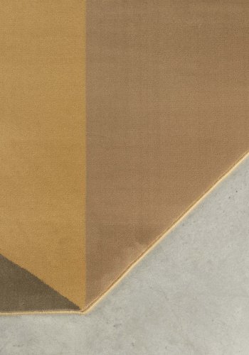 ZUIVER Harmony teppe, med mnster - brunt og ris decolan (160x230)