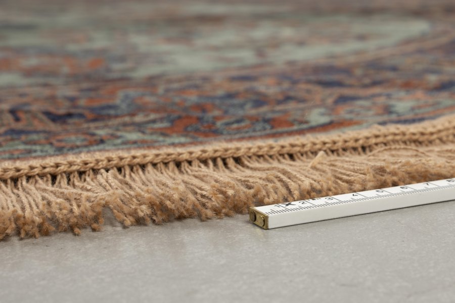 WHITE LABEL LIVING Raz-teppe, rundt - grnn og flerfarget viskose (160)