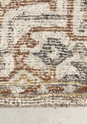 DUTCHBONE Amori Teppich, rechteckig – Grau und Ziegel Polyester und Wolle (200x300)