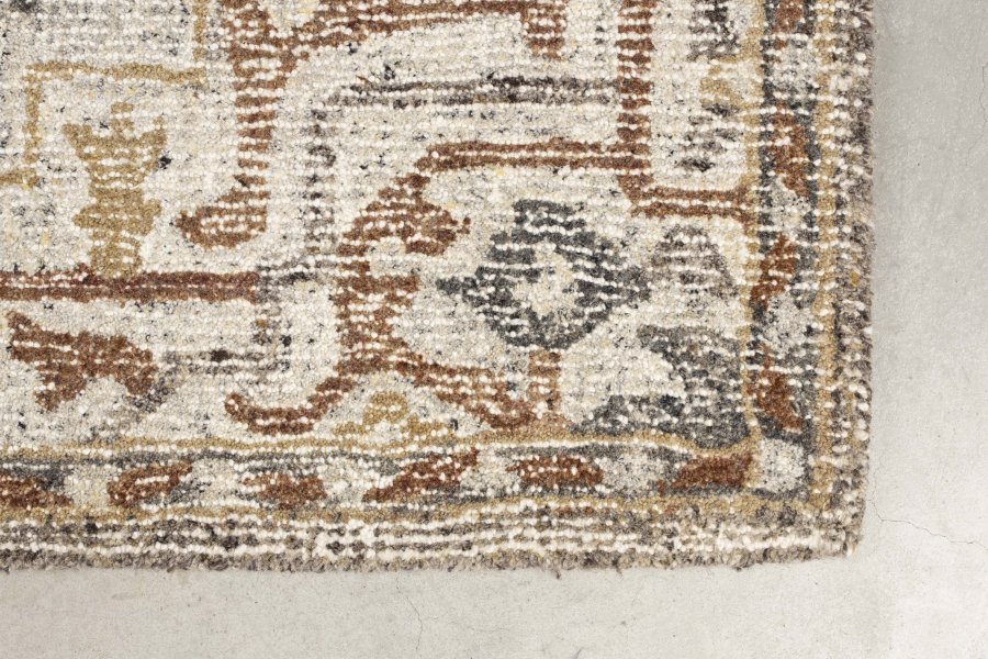 DUTCHBONE Amori Teppich, rechteckig – Grau und Ziegel Polyester und Wolle (200x300)