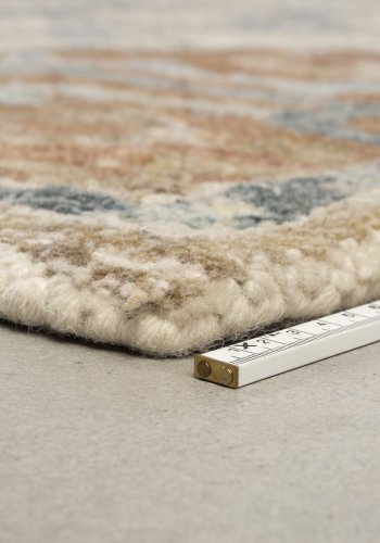 DUTCHBONE Amori Teppich, rechteckig – Blau und Ziegel Polyester und Wolle (160X230)