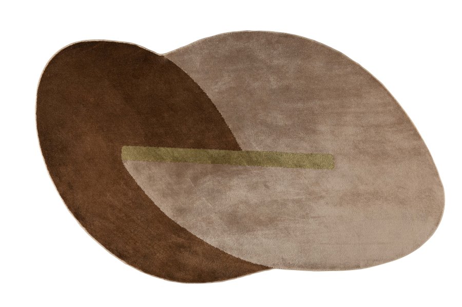 ZUIVER Phila teppe, m mnster - terra polyester (160x257)