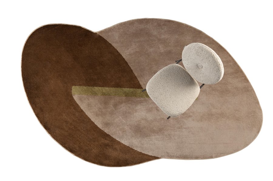 ZUIVER Phila teppe, m mnster - terra polyester (160x257)