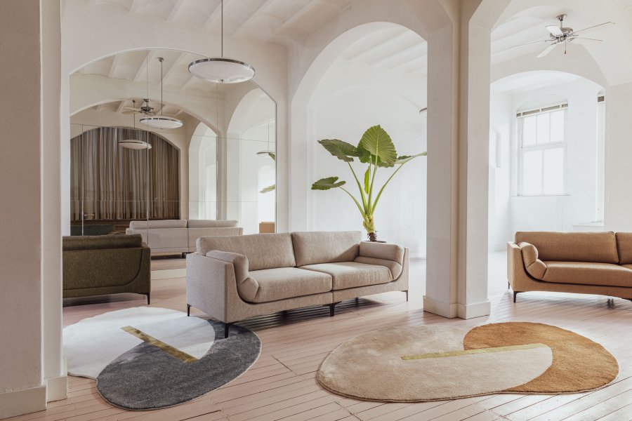 ZUIVER Phila teppe, m mnster - terra polyester (160x257)