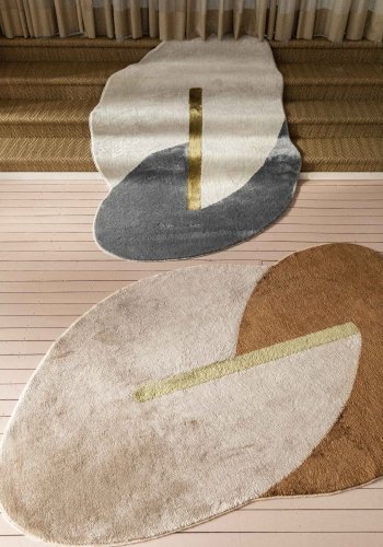 ZUIVER Phila teppe, m mnster - terra polyester (160x257)