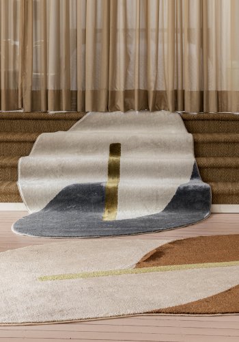 ZUIVER Phila teppe, m mnster - terra polyester (160x257)