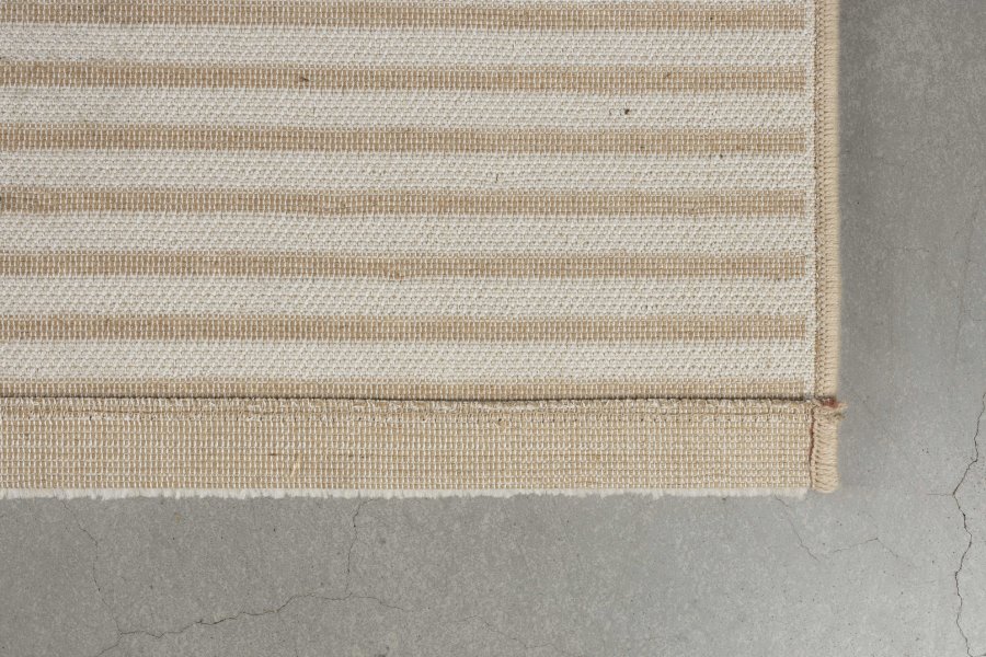 ZUIVER Shore teppe, med mnster, rektangulrt - sand decolan (160x230)