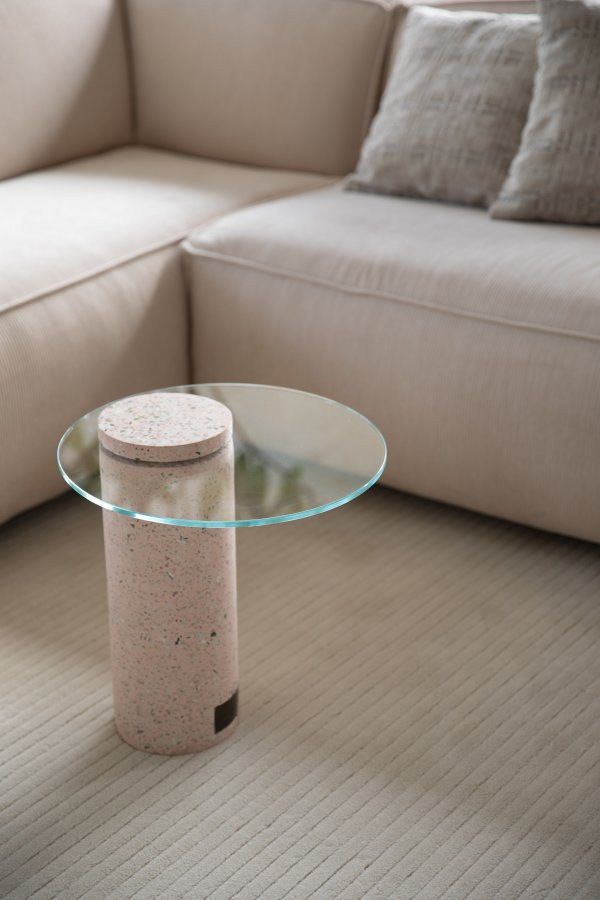 ZUIVER Shore teppe, med mnster, rektangulrt - sand decolan (160x230)