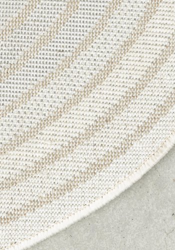 ZUIVER olympisk teppe, med mnster, oval - bl decolan (160x230)