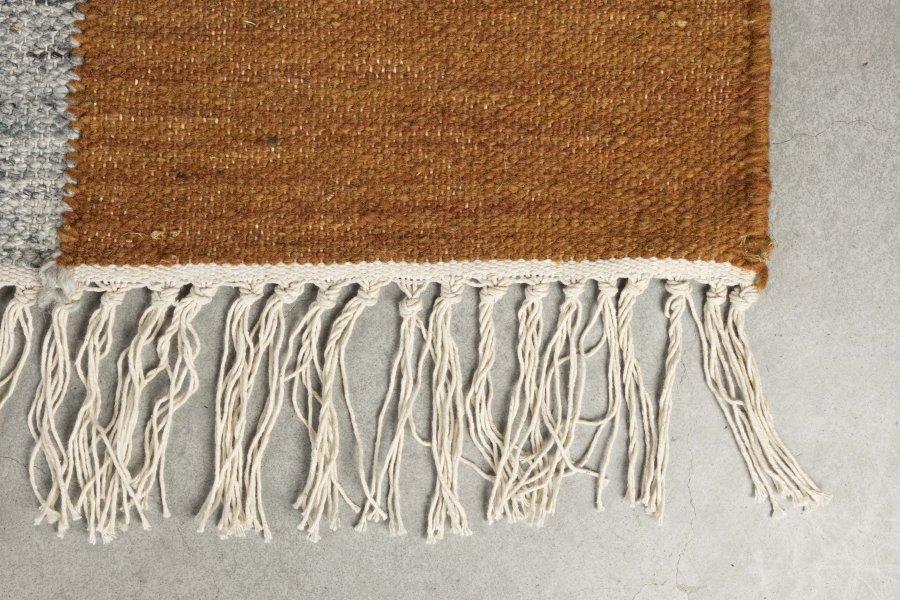 DUTCHBONE Pavilion teppe, rektangulrt - brun og flerfarget ull (160x230)