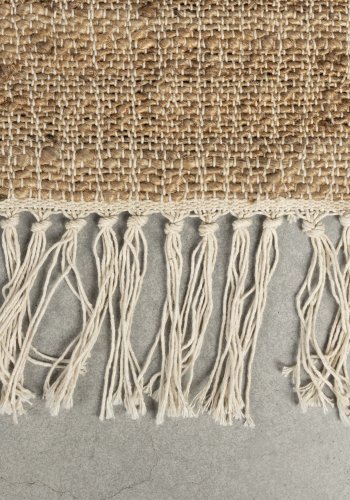 DUTCHBONE Pavilion teppe, rektangulrt - brun og flerfarget ull (160x230)