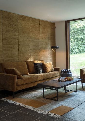 DUTCHBONE Pavilion teppe, rektangulrt - brun og flerfarget ull (160x230)