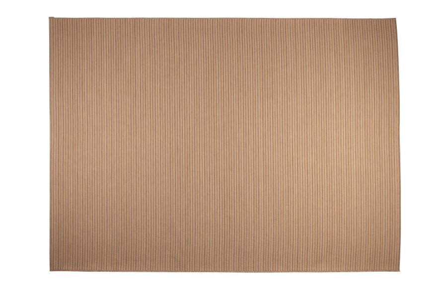 ZUIVER Waves teppe, rektangulrt - lakseoransje ull (170x240)