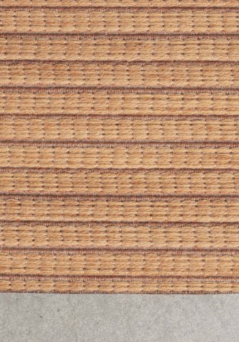 ZUIVER Waves teppe, rektangulrt - laks oransje ull (200x300)