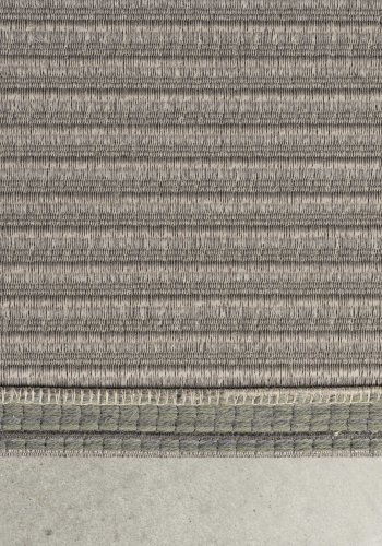 ZUIVER Waves teppe, rektangulrt - steingrnn ull (170x240)