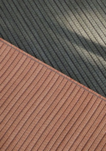 ZUIVER Waves teppe, rektangulrt - steingrnn ull (170x240)