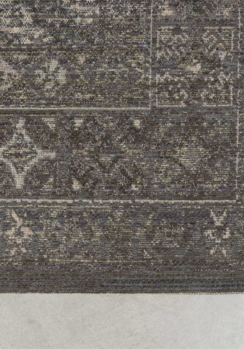 DUTCHBONE Devon Gold Teppich, rechteckig – anthrazitgrüne Wolle (200x300)