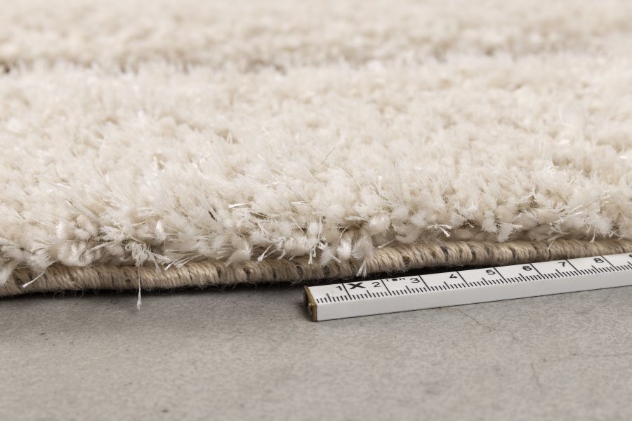 ZUIVER Spark teppe, med mnster, oval - beige ull (160x300)