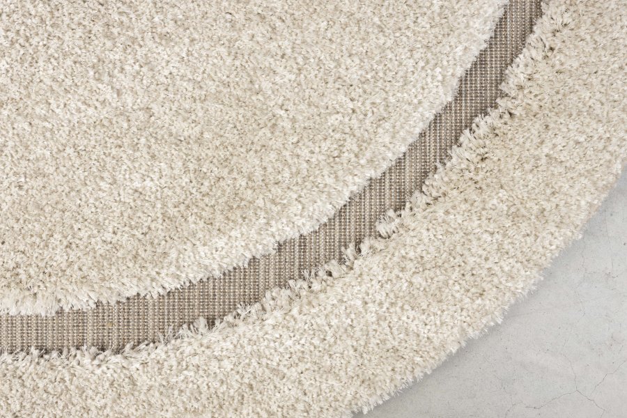 ZUIVER Spark teppe, med mnster, oval - beige ull (160x300)