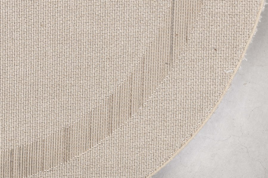 ZUIVER Spark teppe, med mnster, oval - beige ull (160x300)