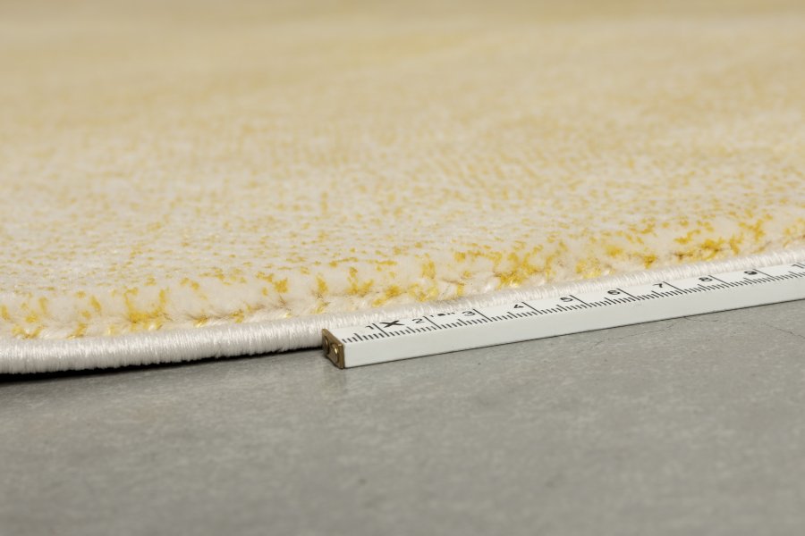 ZUIVER Sunset teppe, oval - gul polyester (160x230)