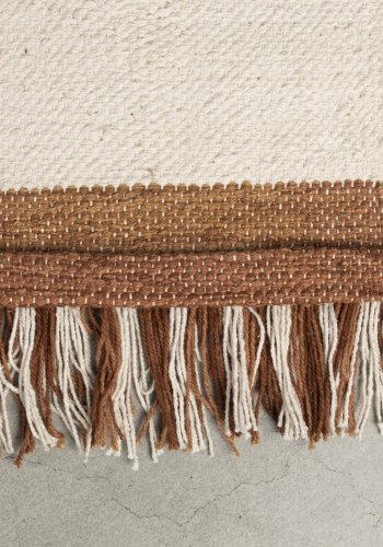 DUTCHBONE Gambit Teppich, rechteckig – Terrakotta und mehrfarbige Baumwolle (200x300)