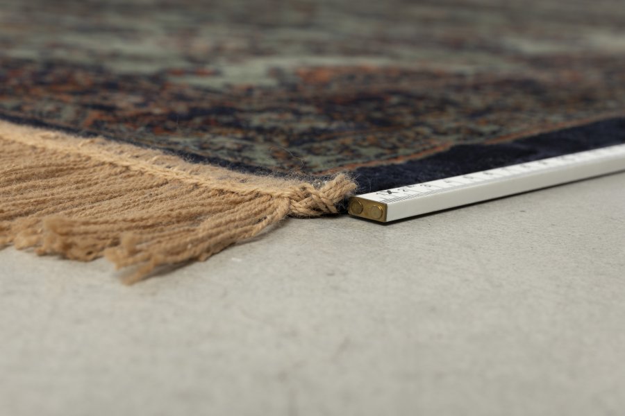 WHITE LABEL LIVING Raz teppe, rektangulrt - grnn og flerfarget viskose (240x80)