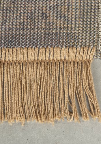 WHITE LABEL LIVING Raz teppe, rektangulrt - kamel og flerfarget viskose (240x80)