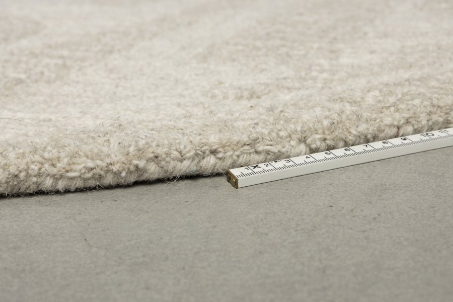 ZUIVER Tidligere teppe, med mnster - hvit ull (160x230)