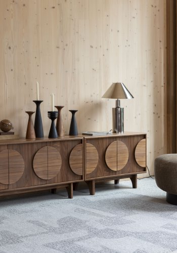 ZUIVER Frantic teppe, med mnster, rektangulrt - gr ull (160x240)