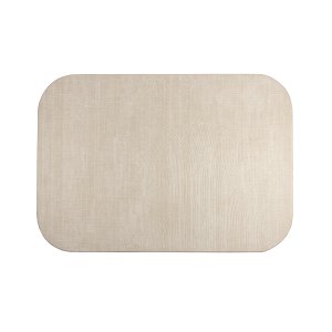 WHITE LABEL LIVING Lignes teppe, rektangulrt - beige decolan (160x230)