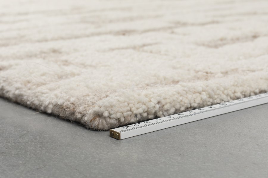 ZUIVER Hills teppe, rektangulrt - beige ull (200x300)