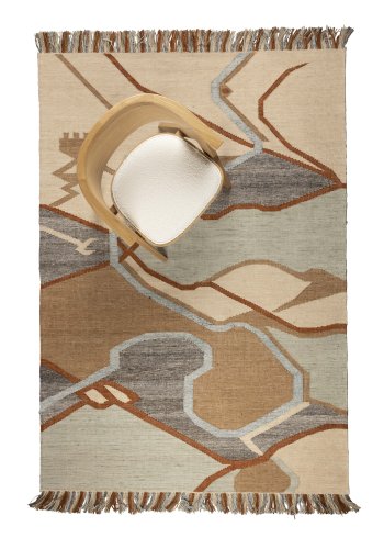 ZUIVER Saigon teppe, rektangulrt - flerfarget resirkulert PET (160x230)