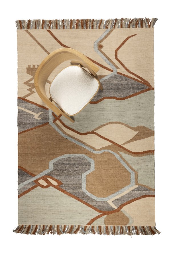 ZUIVER Saigon teppe, rektangulrt - flerfarget resirkulert PET (160x230)