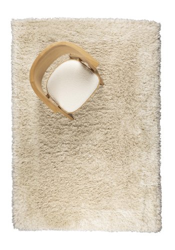 ZUIVER Krllete teppe, rektangulrt - beige HSPP/polyester/ull (160x230)