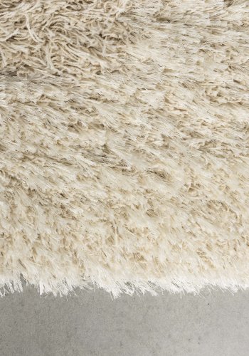 ZUIVER Krllete teppe, rektangulrt - beige HSPP/polyester/ull (200X290)