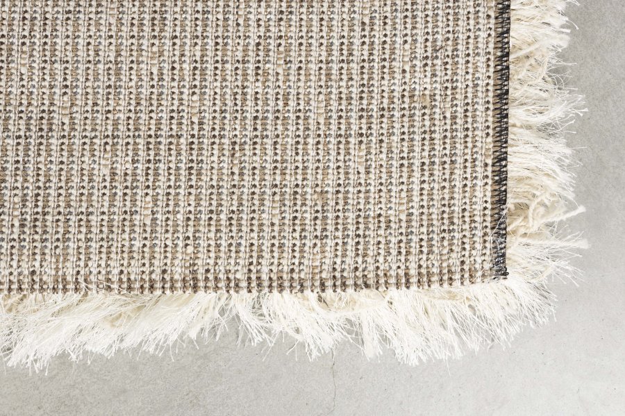 ZUIVER Krllete teppe, rektangulrt - beige HSPP/polyester/ull (200X290)