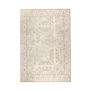 WHITE LABEL LIVING Cuzco-teppe, rektangulrt - beige polyester (160x230)