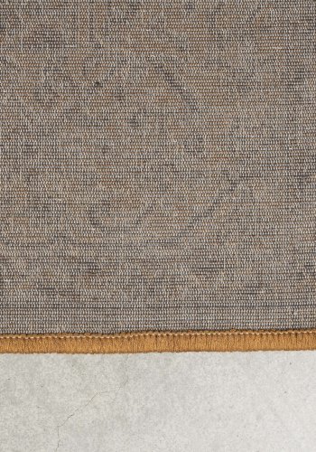 WHITE LABEL LIVING Rayan-teppe, rektangulrt - brun/beige viskose/polyester/bomull (140x200)